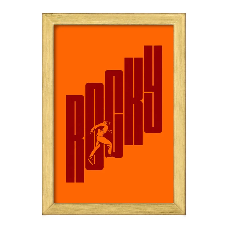 تابلو خندالو طرح راکی (Rocky) کد F10641