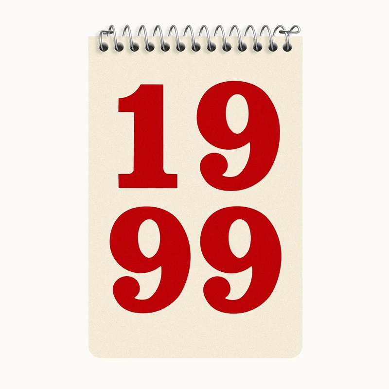 دفتر یادداشت 50 برگ خندالو طرح 1999 کد F6401