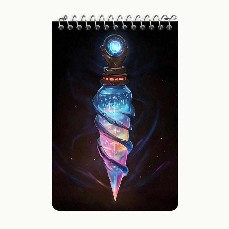 دفتر یادداشت 50 برگ خندالو طرح بطری معجون جادویی کد F10775