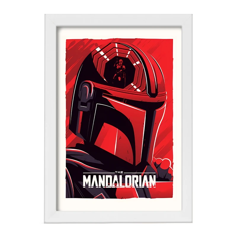 تابلو خندالو طرح مندلورین (The Mandalorian) کد F13745