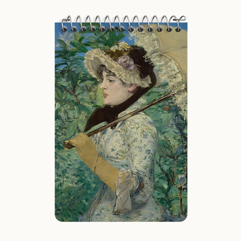 دفتر یادداشت 50 برگ خندالو طرح نقاشی بهار اثر ادوار مانه کد F12417