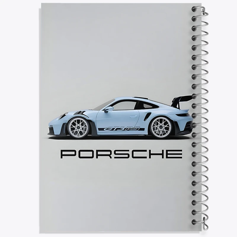 دفتر مشق 100 برگ خندالو طرح ماشین پورشه کد F10380