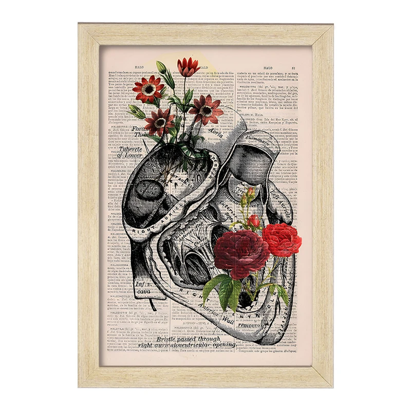 تابلو خندالو طرح آناتومی قلب (Heart Anatomy) کد F14035