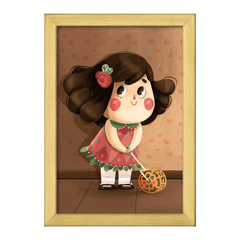 تابلو خندالو طرح دخترانه فانتزی کد 25707