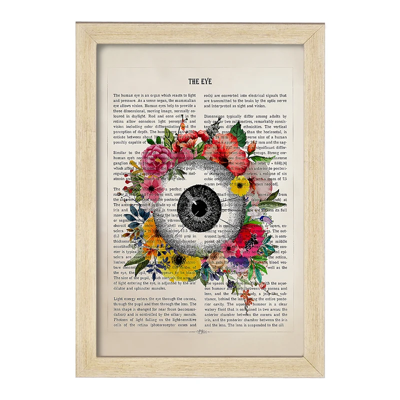 تابلو خندالو طرح چشم (Eye) کد F14046