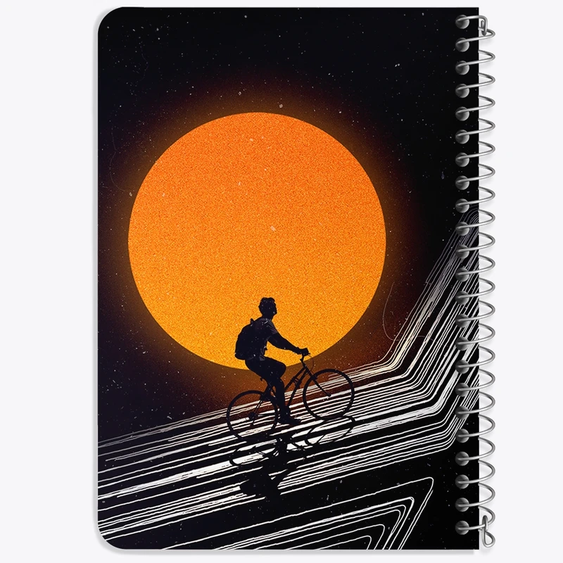 دفتر یادداشت 50 برگ خندالو طرح مفهومی کد F1174