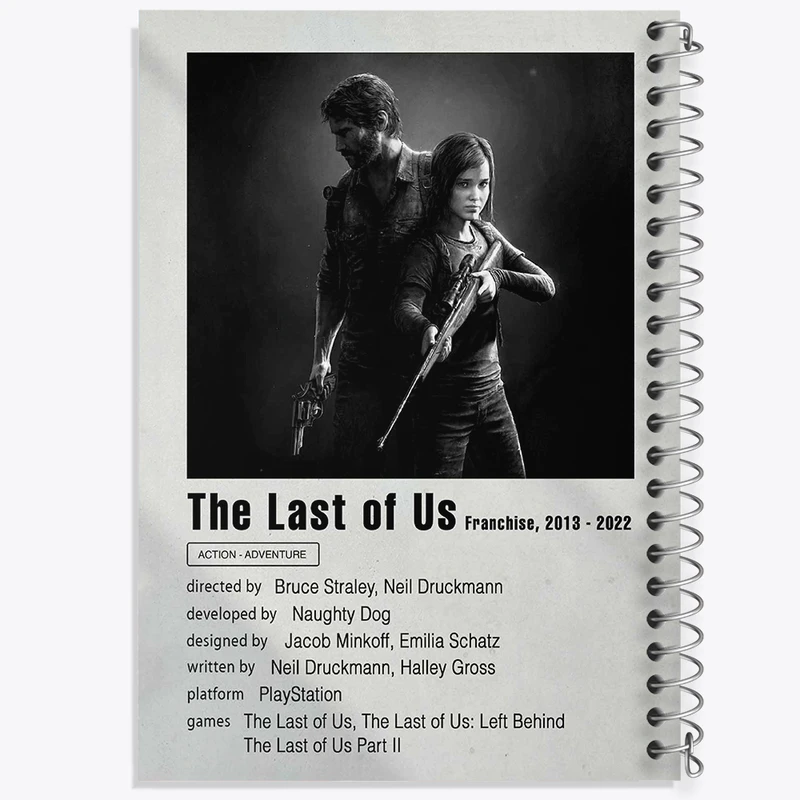 دفتر مشق 100 برگ خندالو طرح آخرین بازمانده از ما (The last Of Us) کد F11253