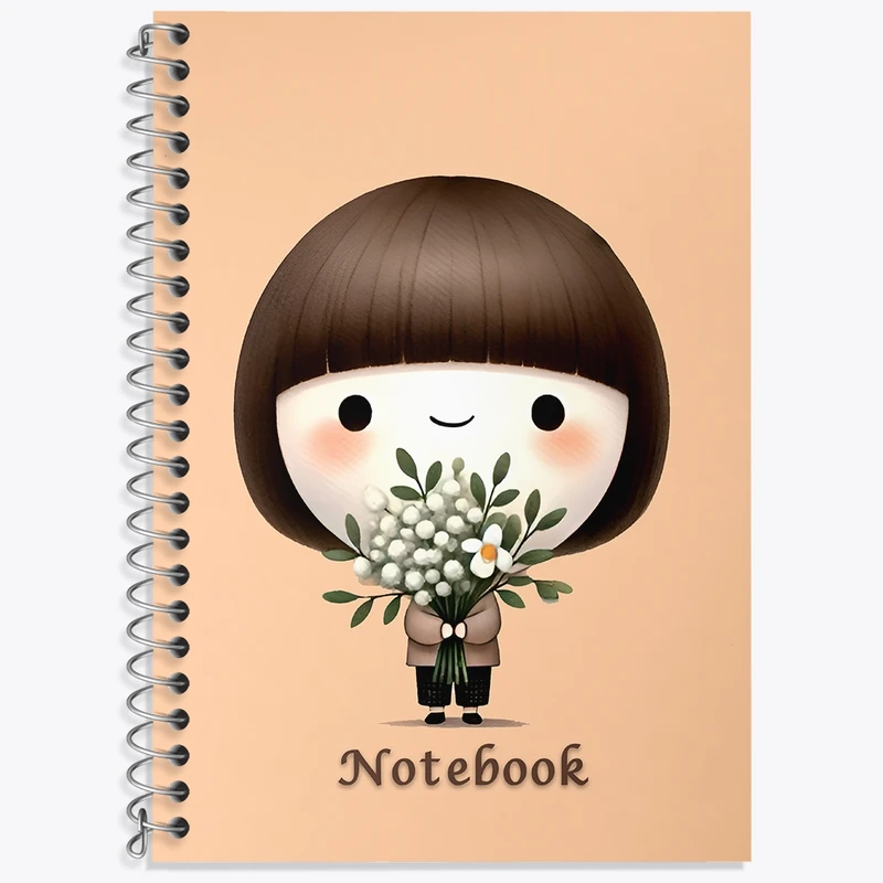 دفتر لغت 50 برگ خندالو طرح دخترانه کد N7015