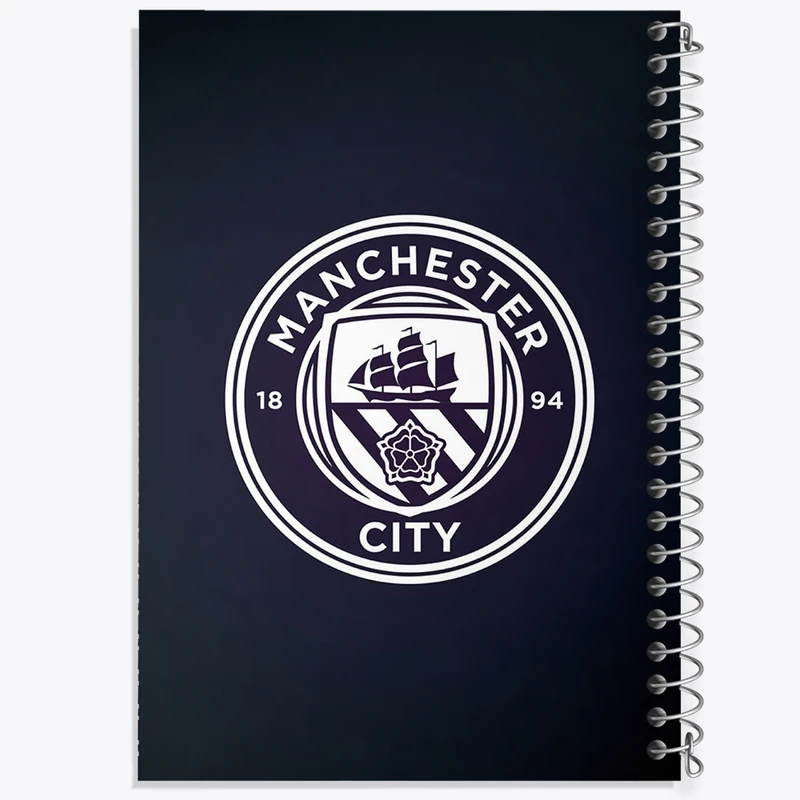دفتر طراحی 50 برگ خندالو طرح باشگاه منچستر سیتی کد 26804