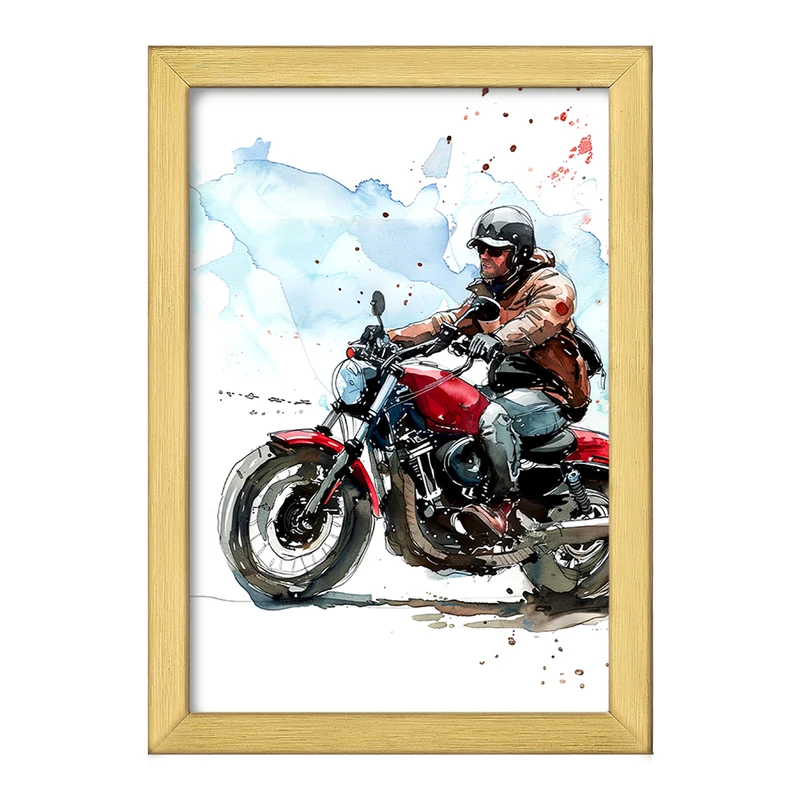 تابلو خندالو طرح موتور سیکلت (Motorcycle) کد F875