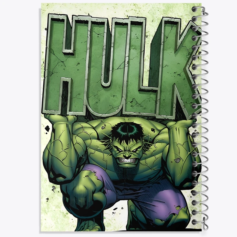 دفتر شطرنجی 50 برگ خندالو طرح هالک کد F4157