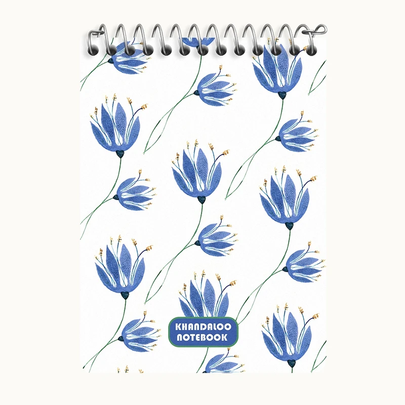 دفتر یادداشت 50 برگ خندالو طرح پترن گل کد N6092