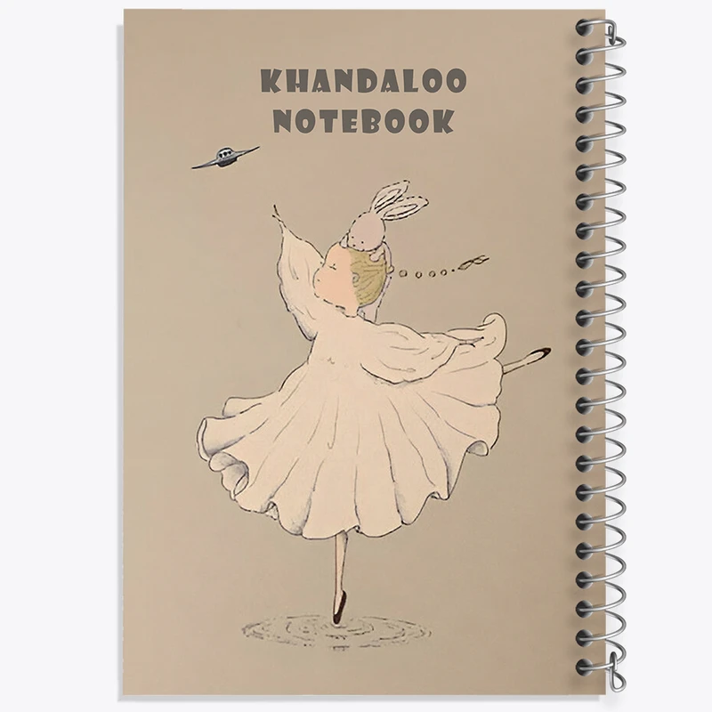 دفتر مشق 50 برگ خندالو طرح باله  دختر کوچولو کد N8478