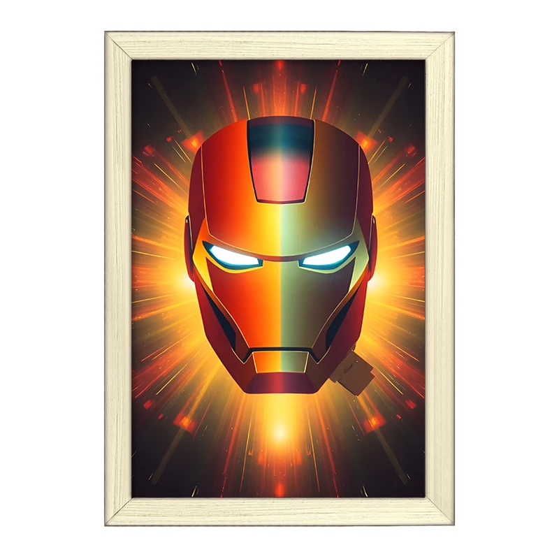 تابلو خندالو طرح مرد آهنی مارول (Marvel) کد F11759