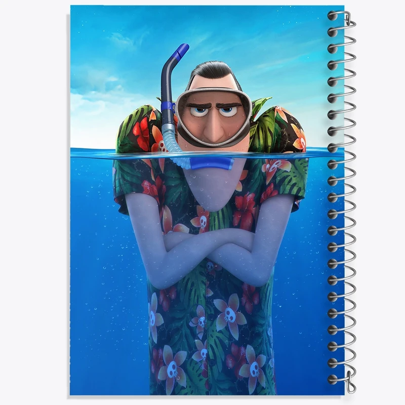 دفتر طراحی 50 برگ خندالو طرح هتل ترانسیلوانیا Hotel Transylvania  کد 3737