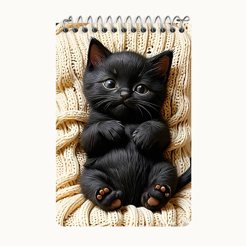 دفتر یادداشت 50 برگ خندالو طرح بچه گربه کد F12569