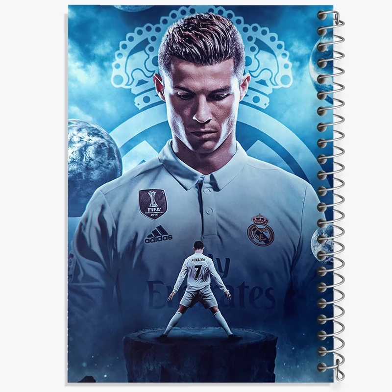 دفتر طراحی 50 برگ خندالو طرح کریستیانو رونالدو کد F2065