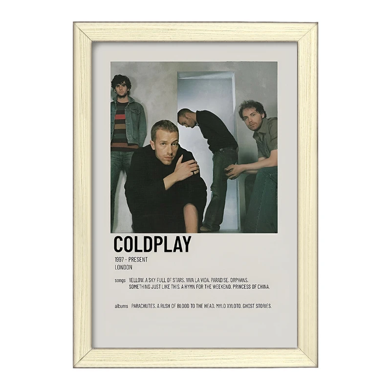 تابلو خندالو طرح کلد پلی (Coldplay) کد F13464