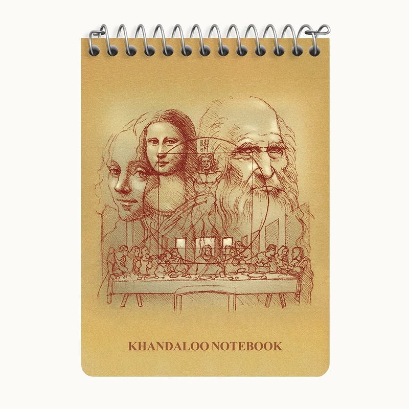 دفتر یادداشت 50 برگ خندالو طرح هنر (Art) کد N8035