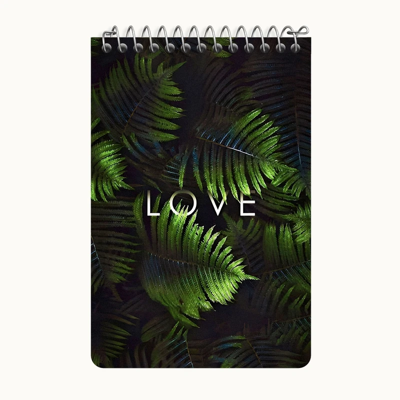 دفتر یادداشت 50 برگ خندالو طرح Love کد F5654