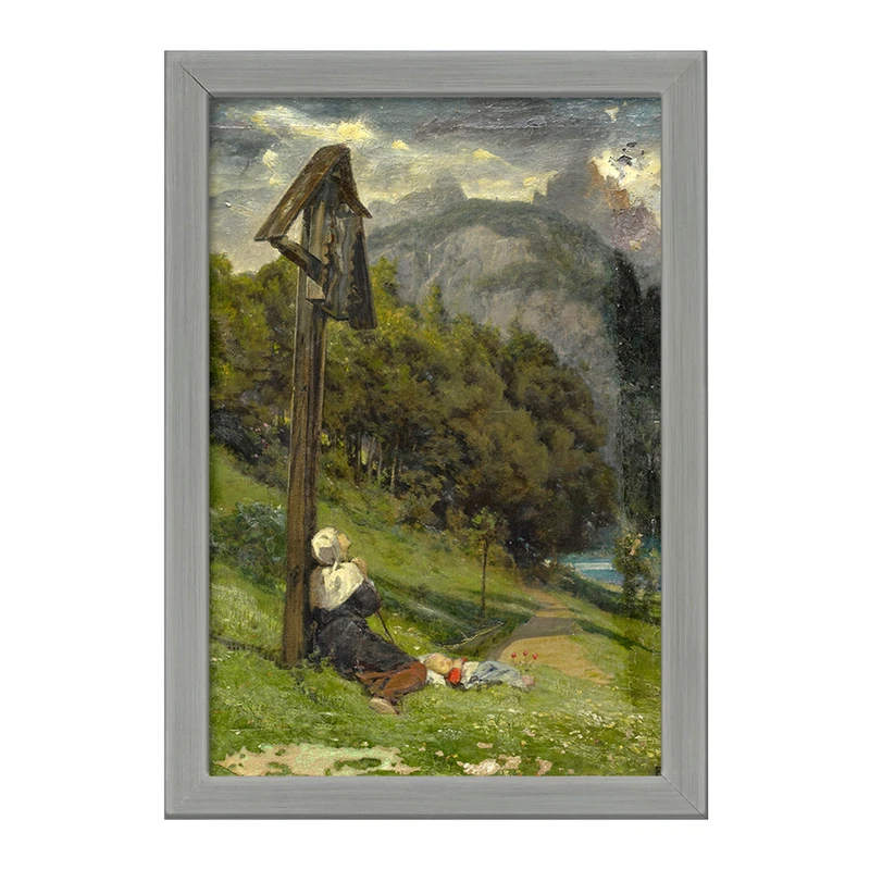 تابلو خندالو طرح نقاشی آرولید اثر ارنست استوکلبرگ کد F12477