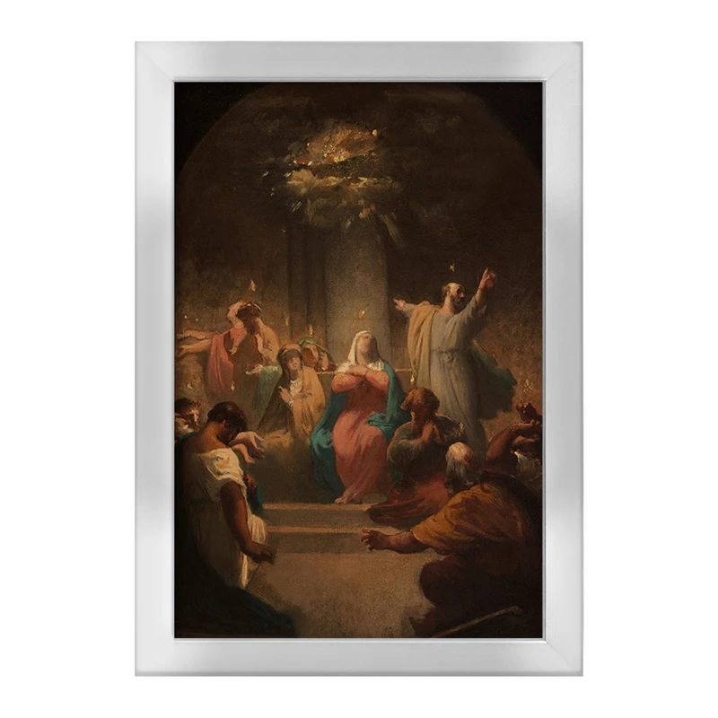 تابلو خندالو طرح نقاشی پنطیکاست اثر فلیکس هانری جاکوموتی کد F12242