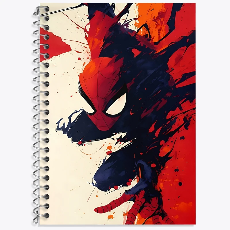 دفتر لغت 50 برگ خندالو طرح مرد عنکبوتی (Spider Man) کد F4276