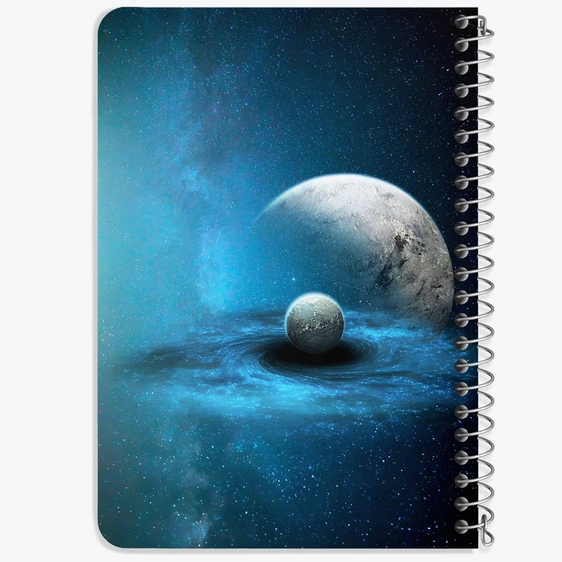 دفتر یادداشت 50 برگ خندالو طرح کهکشان (galaxy) کد F6723