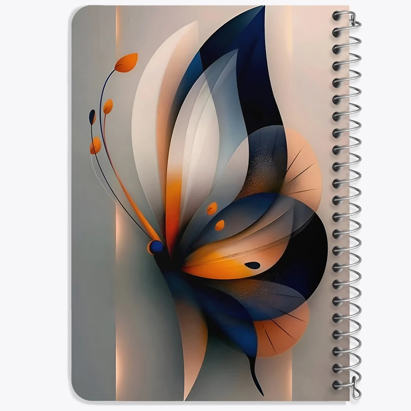 دفتر یادداشت 50 برگ خندالو طرح پروانه کد F9914