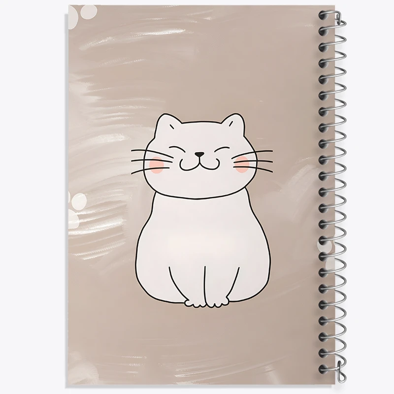 دفتر لیست خرید 50 برگ خندالو طرح گربه خوشحال کد N6253