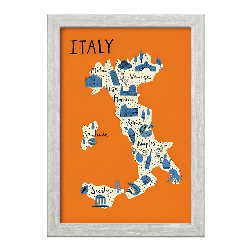 تابلو خندالو طرح ایتالیا (Italy) کد F14368