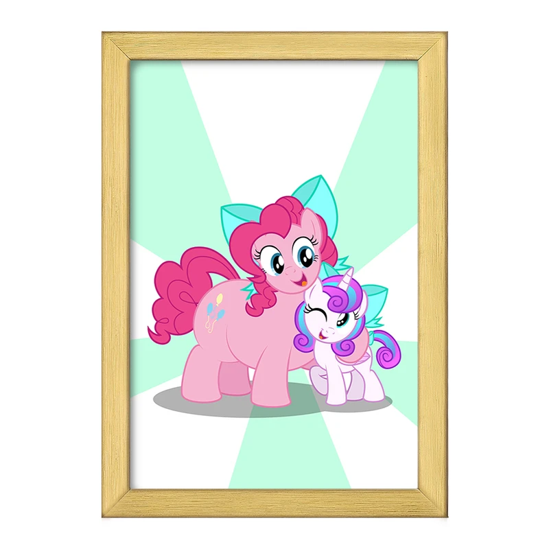 تابلو خندالو طرح اسب پونی کد 24856