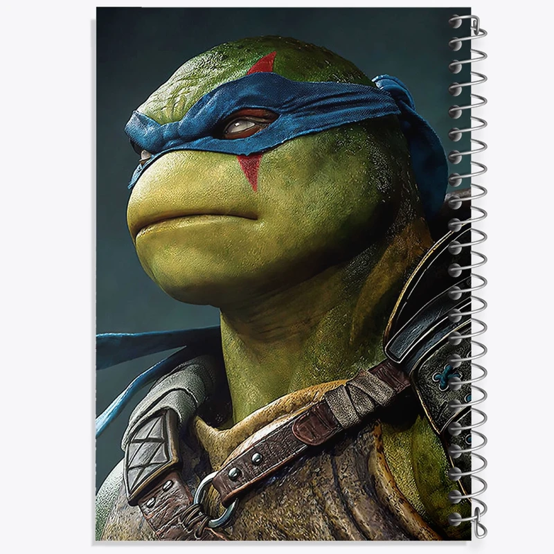 دفتر طراحی 50 برگ خندالو طرح لئوناردو لاکپشت های نینجا کد 13221