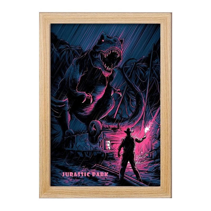 تابلو خندالو طرح ژوراسیک (Jurassic Park) کد F13788