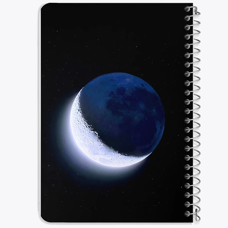 دفتر یادداشت 50 برگ خندالو طرح ماه (Moon) کد N3750