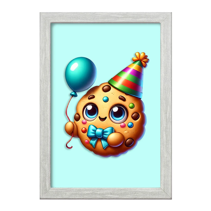 تابلو خندالو طرح کوکی تولد کد F4244