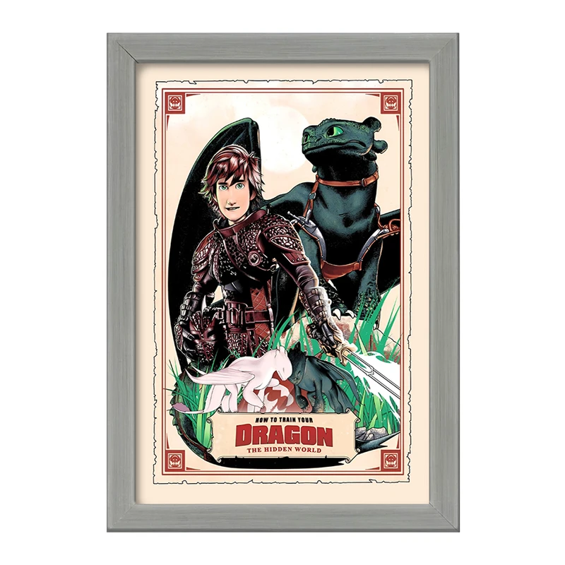 تابلو خندالو طرح چگونه اژدهای خود را تربیت کنیم کد F13570