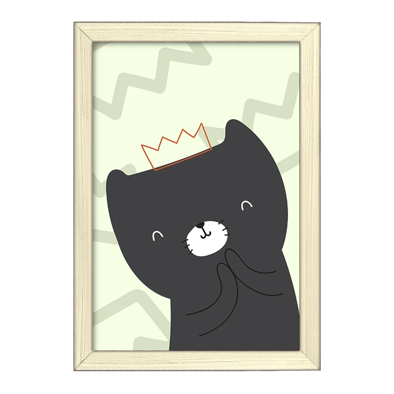 تابلو خندالو طرح گربه کیوت کد F2922