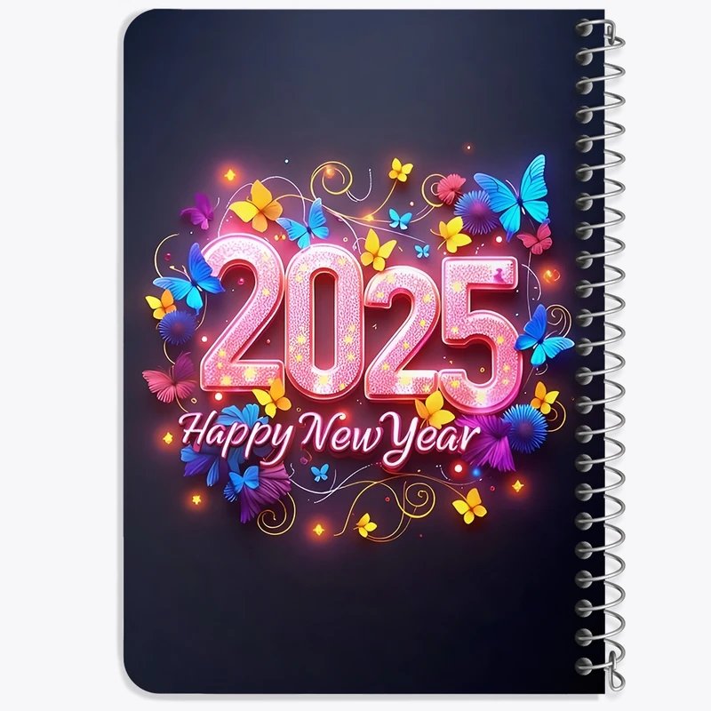 دفتر یادداشت 50 برگ خندالو طرح سال 2025 کد F9183