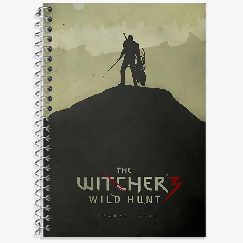 دفتر زبان دوخط 50 برگ خندالو طرح ویچر (The Witcher) کد F13608