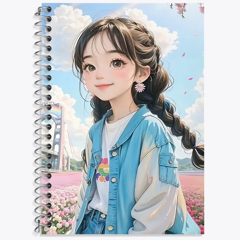 دفتر لغت 50 برگ خندالو طرح دخترانه کد F3816