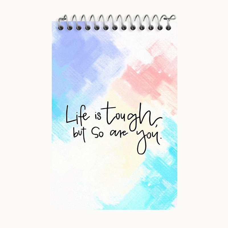 دفتر یادداشت 50 برگ خندالو طرح انگیزشی کد F11543