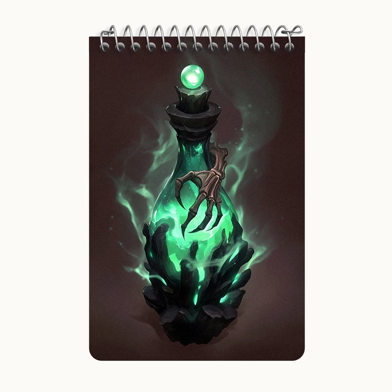 دفتر یادداشت 50 برگ خندالو طرح اکسیر نکرومانتیک کد F10771