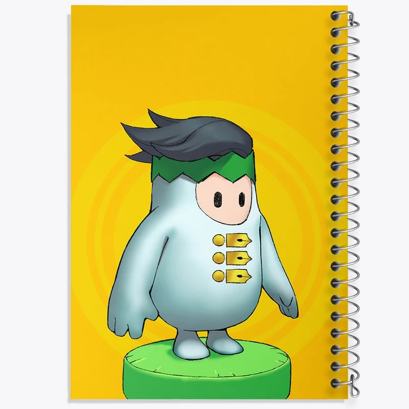 دفتر طراحی 50 برگ خندالو طرح بازی فال گایز (Fall Guys) کد 32834