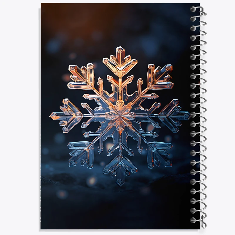 دفتر مشق 100 برگ خندالو طرح دانه برف کد F9341