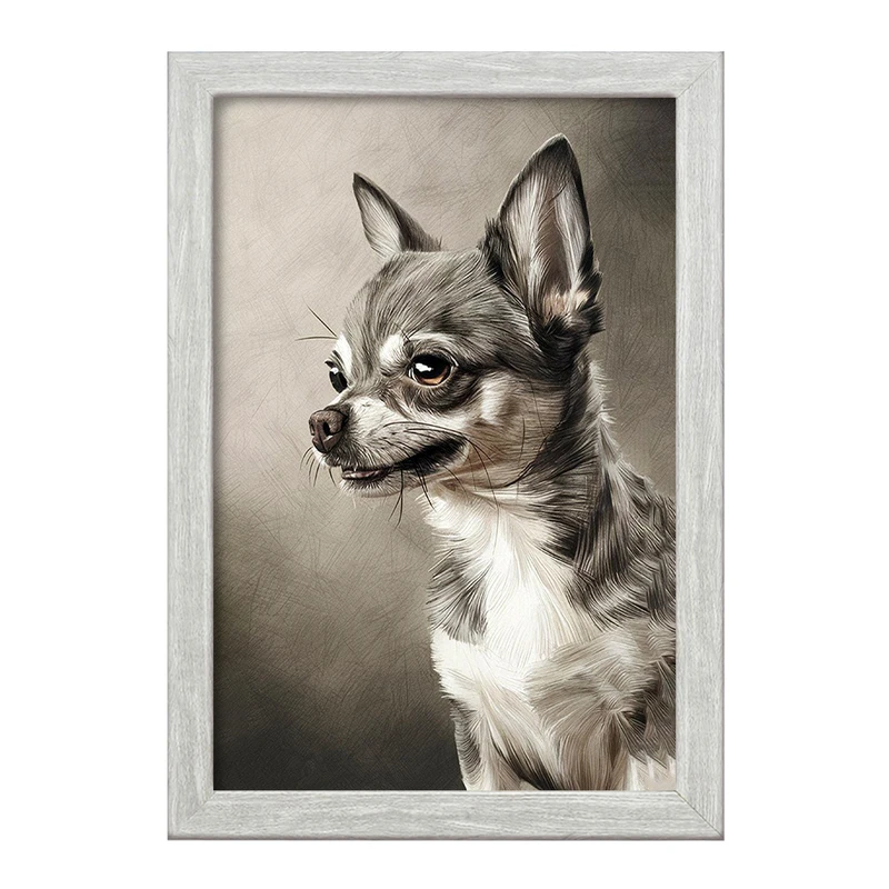 تابلو خندالو طرح سگ (Dog) کد F1956