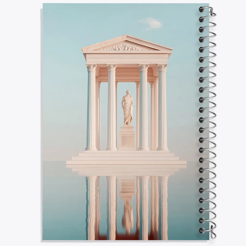 دفتر مشق 100 برگ خندالو طرح پارتنون (Parthenon) کد F10778