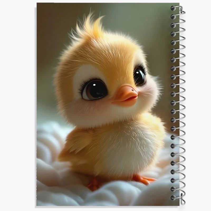 دفتر لیست خرید 50 برگ خندالو طرح جوجه اردک کد F4824