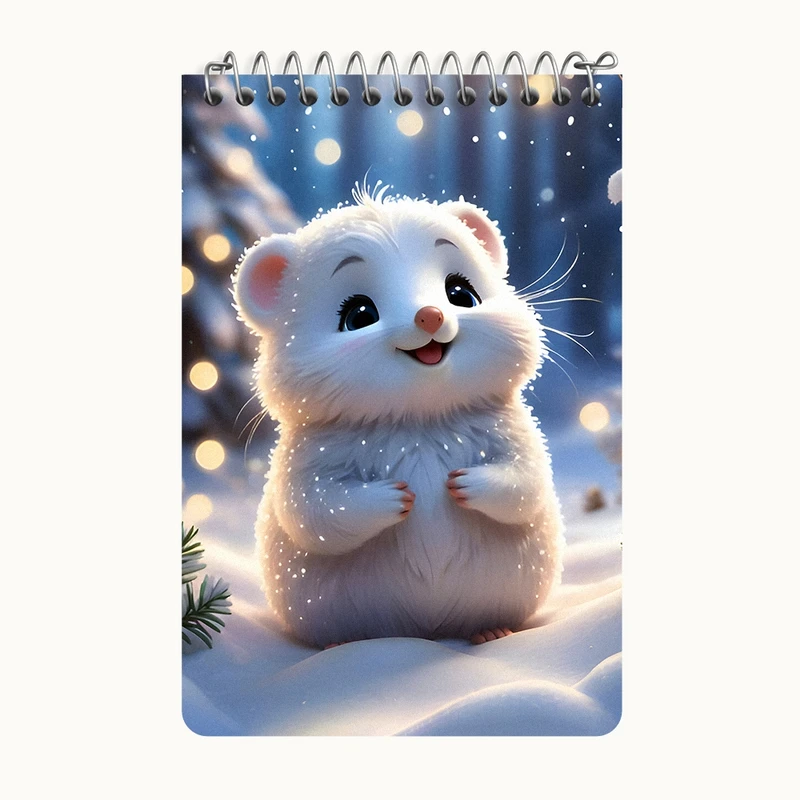 دفتر یادداشت 50 برگ خندالو طرح موش بامزه کد F8528