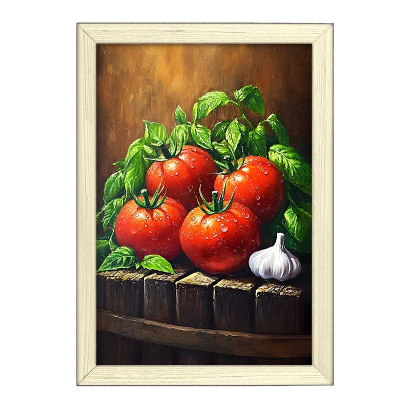 تابلو خندالو طرح گوجه کد F12088